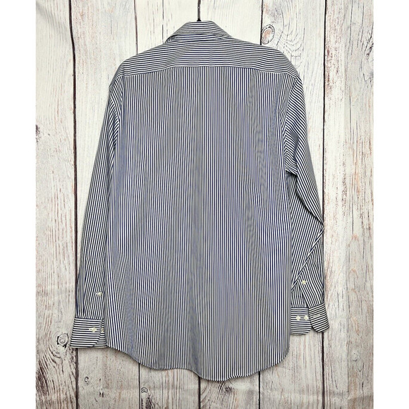 Lauren Ralph Lauren Classic Fit Men’s Pin Striped Button Up Shirt Size: 16.5 - Picture 2 of 7